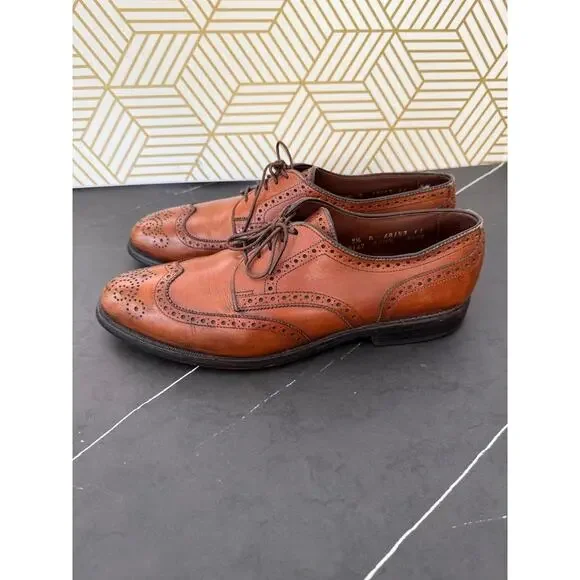 Allen Edmonds Men's Brown Leather OxfordsSize 9.5 B